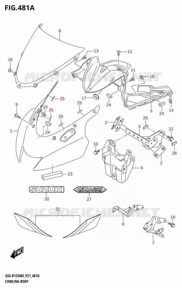 KUIP (GSX-R125RL) Suzuki MOTO 125 GSX-R 2025  GSX-R125RL 2025 M5 (P21)