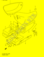 ACHTER KUIP  (MODELE K2/K3) voor Suzuki INTRUDER 1500 2014