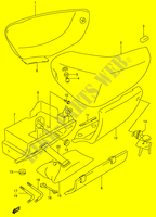 ACHTER KUIP  (MODELE K4) voor Suzuki INTRUDER 1500 2014