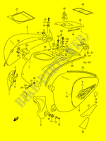 ACHTER KUIP (MODELE W) voor Suzuki INTRUDER 1500 2014