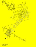 ACHTERWIEL (MODELE K2/K3/K4) voor Suzuki INTRUDER 1500 2014