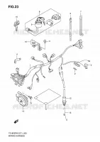 BEDRADING voor Suzuki TS-ER 185 2005