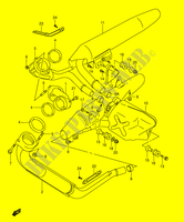 GELUIDDEMPER (MODELE W/X/Y) voor Suzuki INTRUDER 1500 2014