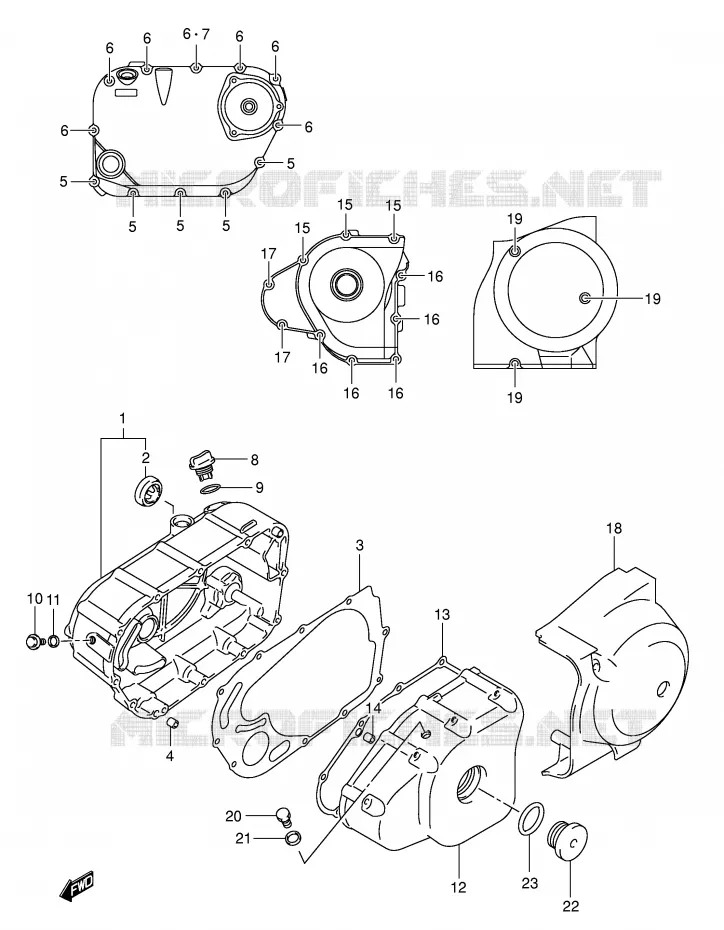 CASING Suzuki MOTO 125 INTRUDER 2002  VL125K2(E2)
