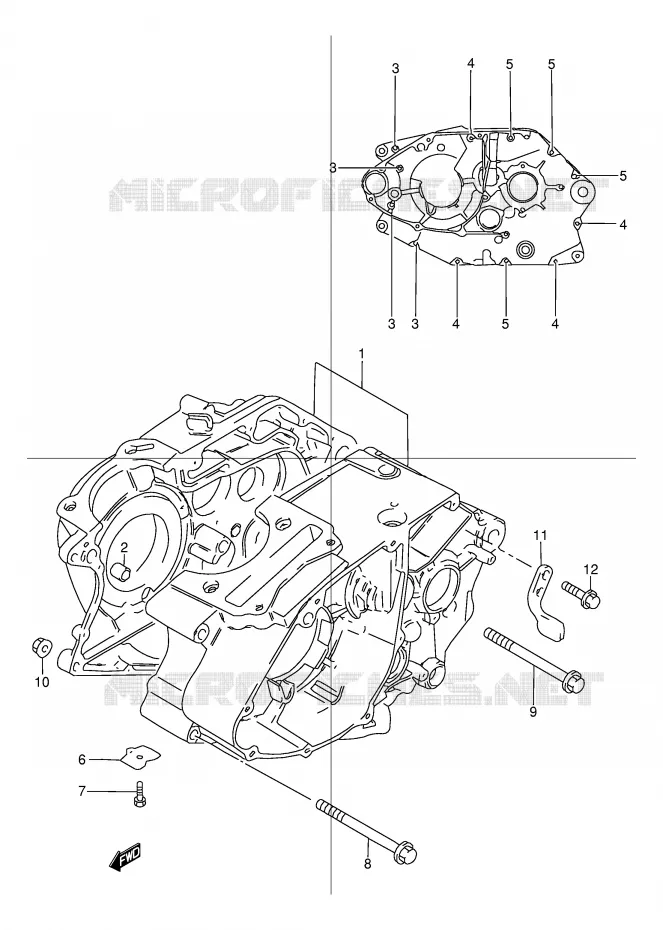 CASING Suzuki MOTO 125 TU 1999  TU125X(E2)