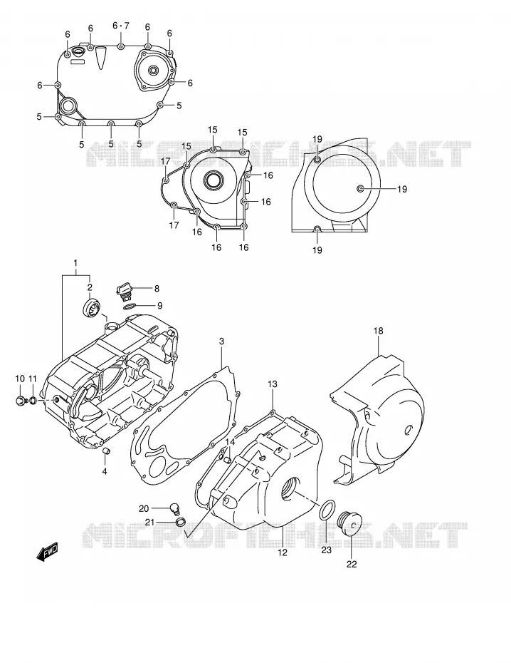 CASING Suzuki MOTO 250 INTRUDER 2003  VL250K3(E2)