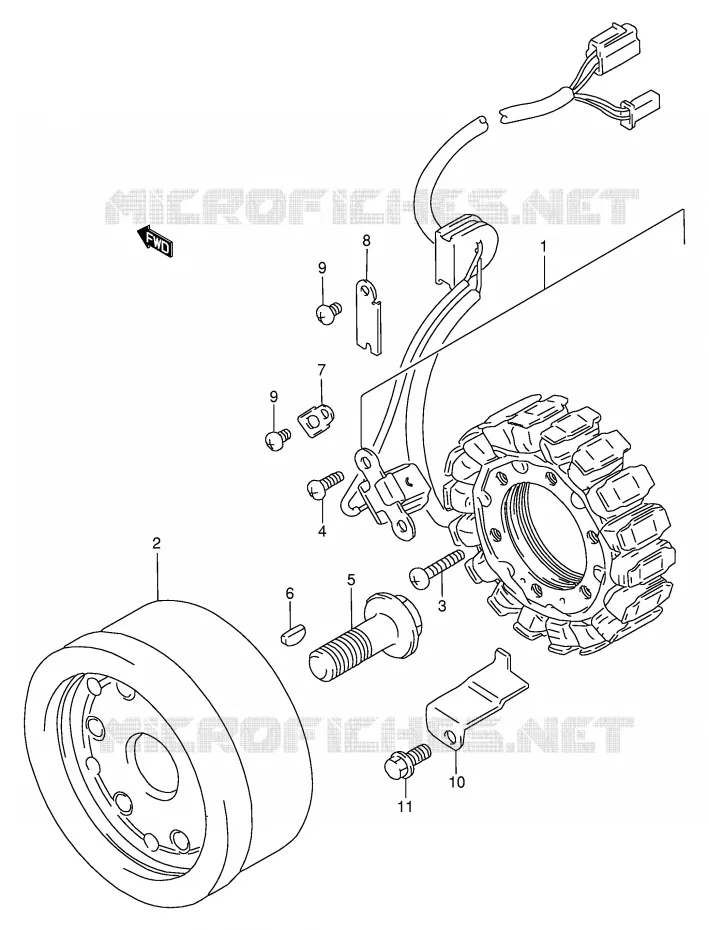 ONTSTEKING (MODELE T/V) Suzuki MOTO 800 INTRUDER 1992  VS800GLN(E28)