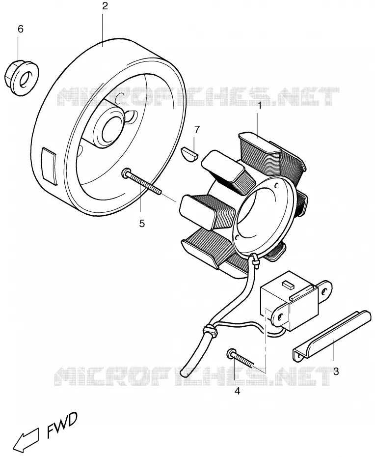 ONTSTEKING Suzuki SCOOTER 50 ESTILETE 2000  UF50ZY