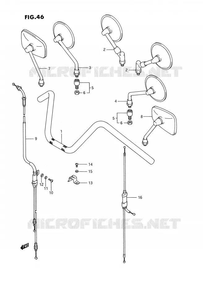 STUUR (VOIR NOTE) Suzuki MOTO 1400 INTRUDER 1992  VS1400GLFN(E2)