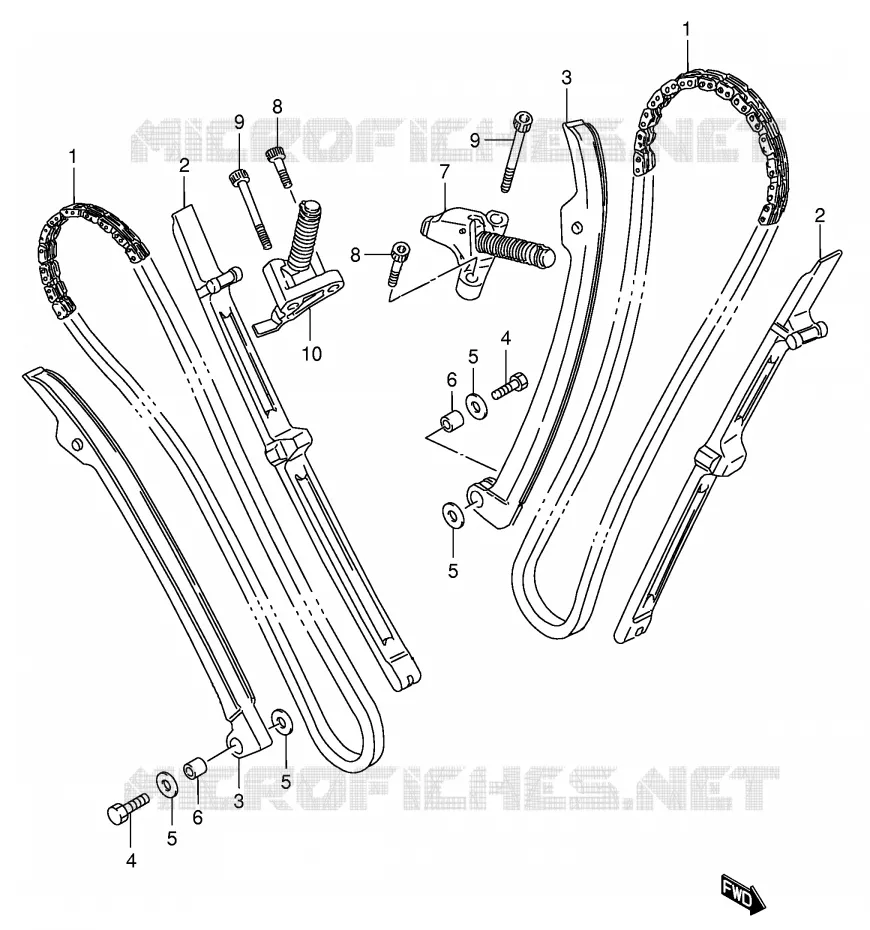 TIMING Suzuki MOTO 1400 INTRUDER 2007  VS1400K7(E3/E28)