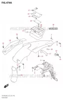 ACHTERSPATBORD voor Suzuki DR-Z 400 2018