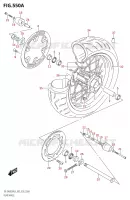 ACHTERWIEL voor Suzuki DR-Z 400 2018