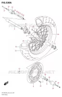 VOORWIEL voor Suzuki DR-Z 400 2018