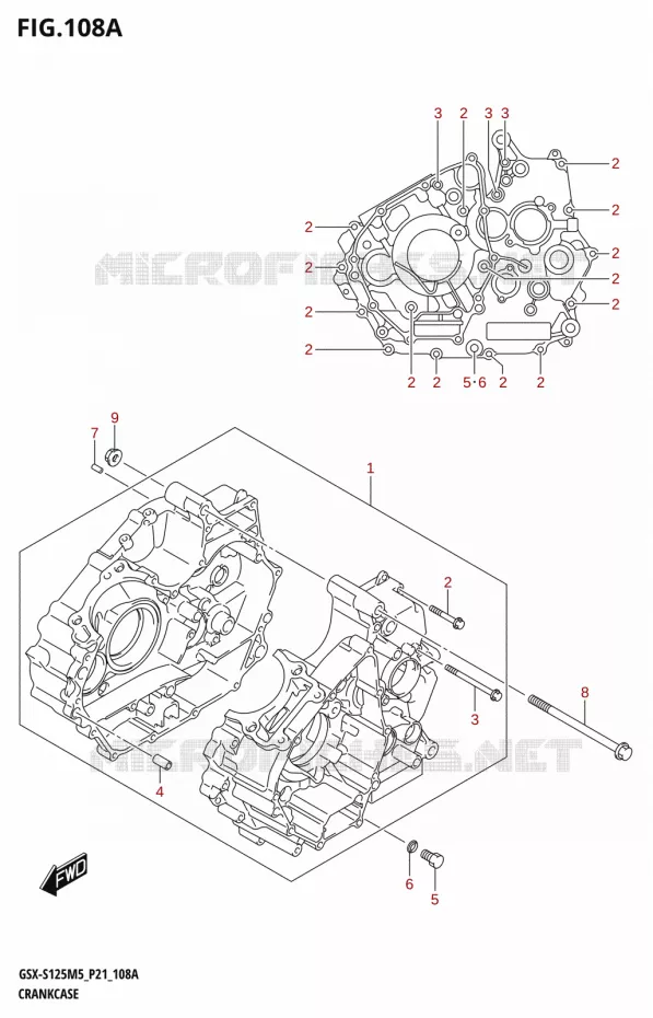 CARTER Suzuki MOTO 125 GSX-S 2025  GSX-S125RL / GSX-S125RLX M5 (P21)