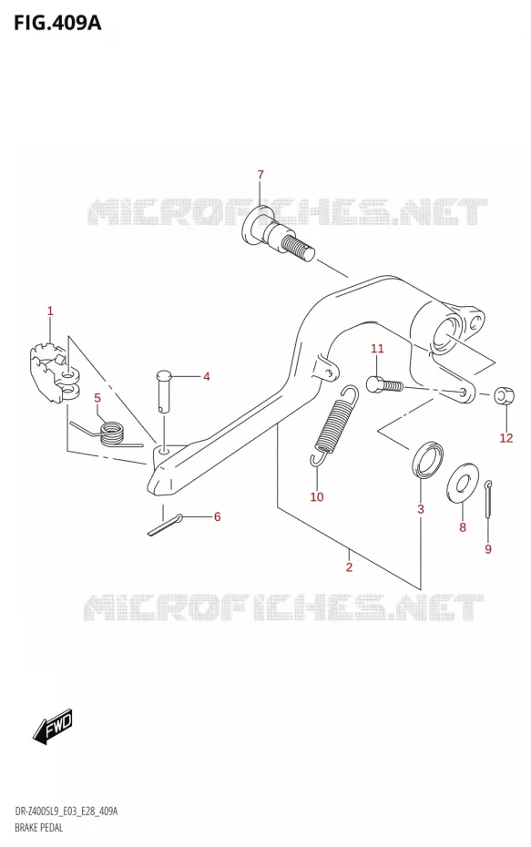 REMPEDAAL Suzuki MOTO 400 DR-Z 2019  DR-Z400S L9 (E28)