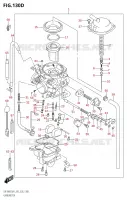 CARBURATOR (E03,E28) voor Suzuki DR-Z 400 2021