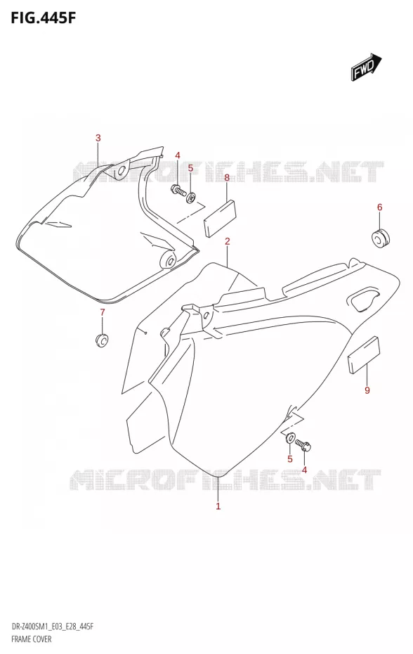 KUIP (DR-Z400S:E33) Suzuki MOTO 400 DR-Z 2021  DR-Z400S 2021 M1 (E28)