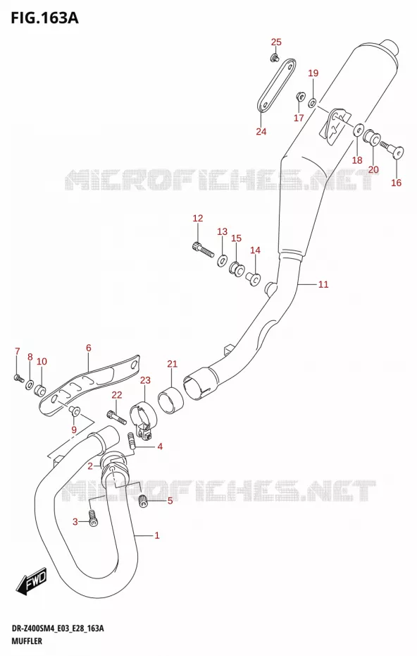 GELUIDDEMPER Suzuki MOTO 400 DR-Z 2024  DR-Z400S 2024 M4