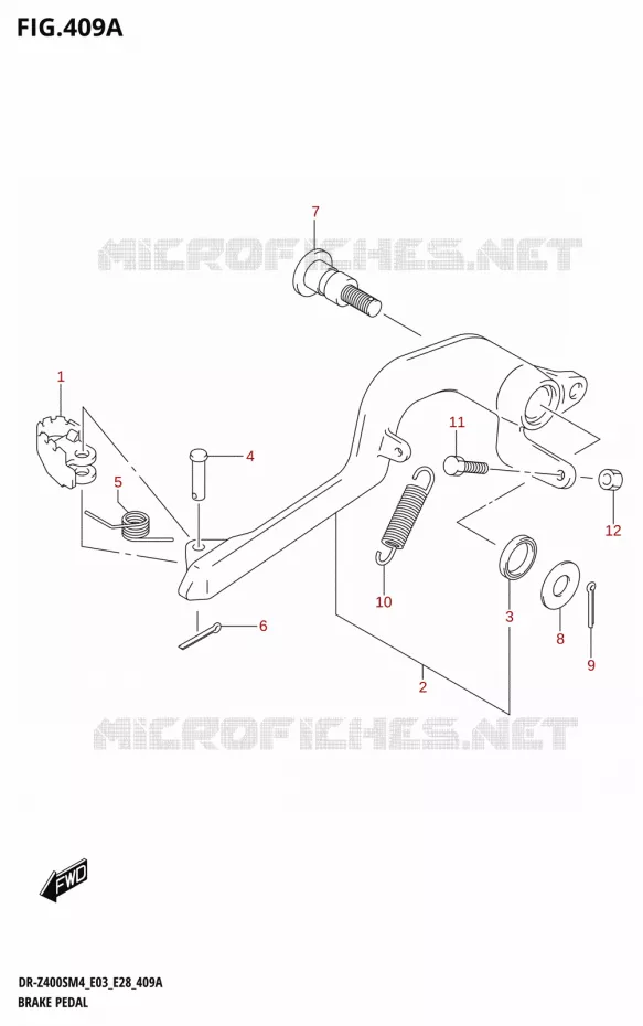REMPEDAAL Suzuki MOTO 400 DR-Z 2024  DR-Z400S 2024 M4