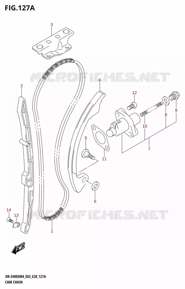 TIMING Suzuki MOTO 400 DR-Z 2024  DR-Z400S 2024 M4