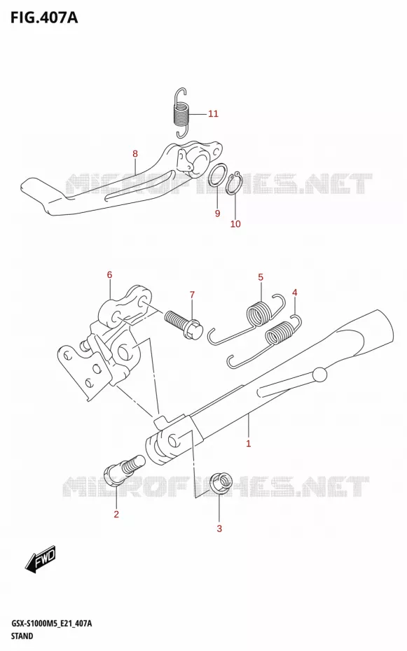 STAND Suzuki MOTO 1000 GSX-S 2025  GSX-S1000RQM5 E21 2025 M5 (E21)