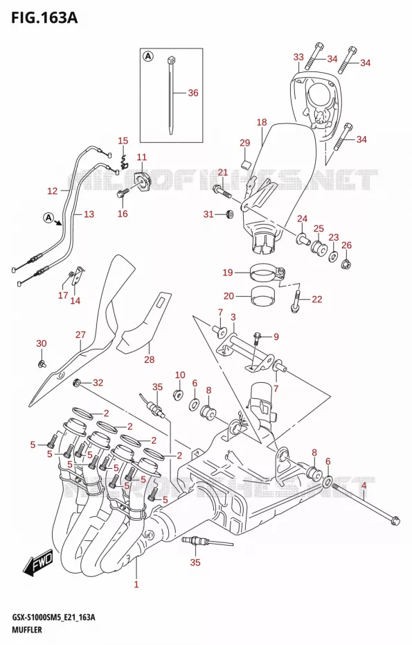 GELUIDDEMPER Suzuki MOTO 1000 KATANA 2025  GSX-S1000SRQM5 E21 2025 M5 (E21)
