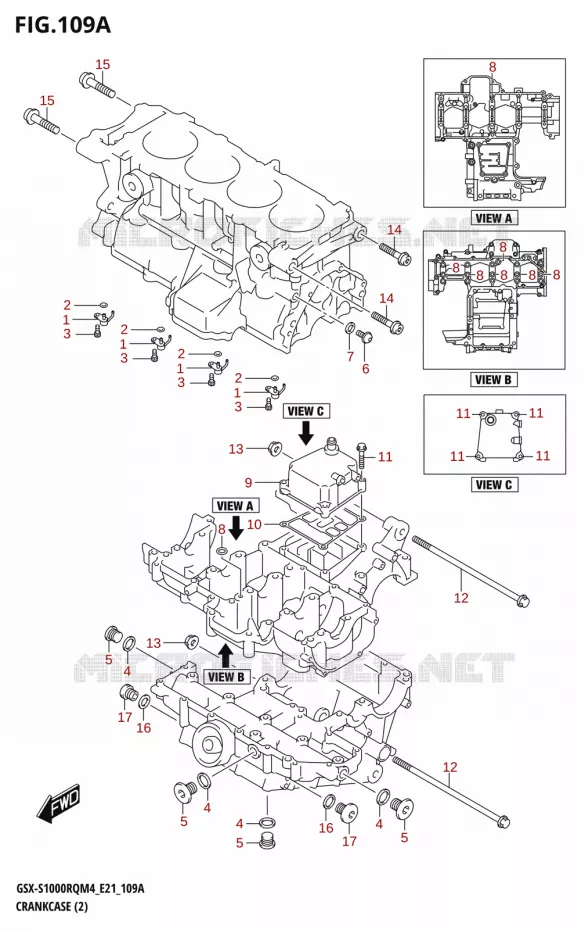 CARTER (2) Suzuki MOTO 1000 GSX-S 2024  GSX-S1000RQ M4 (E21)