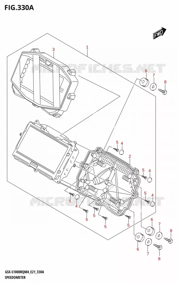 SNELHEIDSMETER Suzuki MOTO 1000 GSX-S 2024  GSX-S1000RQ M4 (E21)