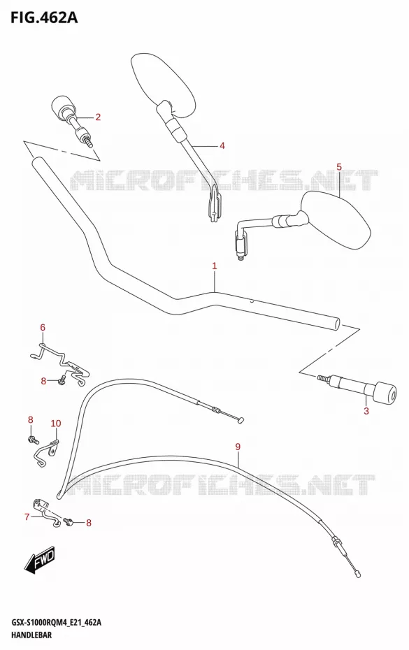 STUUR Suzuki MOTO 1000 GSX-S 2024  GSX-S1000RQ M4 (E21)