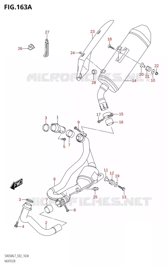 GELUIDDEMPER Suzuki MOTO 650 SV 2017  SV650A L7 (E19)