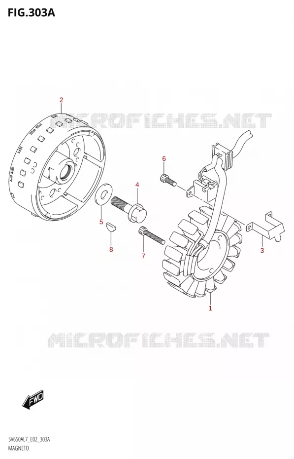 ONTSTEKING Suzuki MOTO 650 SV 2017  SV650A L7 (E19)