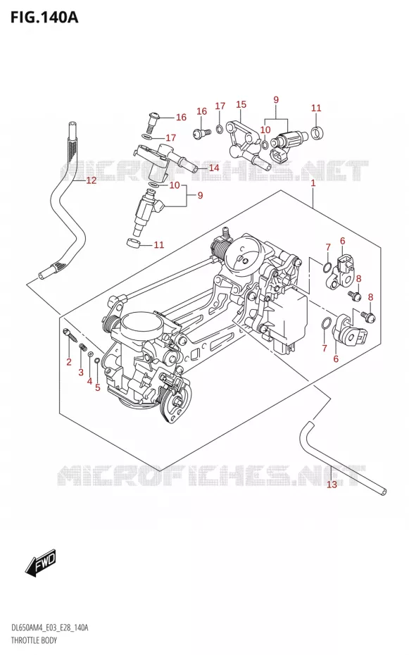GASKLEPHUIS (DL650A:M4:E03) Suzuki MOTO 650 V-STROM 2024  DL650AM4