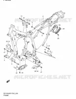 FRAME KUIPDEEL/FRAME 400 suzuki-motorfietsen DR-Z 2003 DP003360