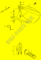 RECHTER HENDEL   HANDGREEP (MODELE N/P/R/S/T) voor Suzuki DR 650 1991