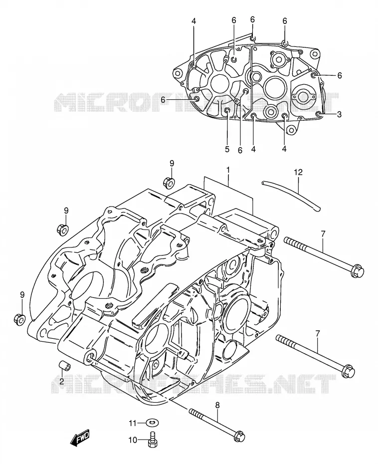 CASING Suzuki MOTO 100 AP 1994  AX100R(E94)