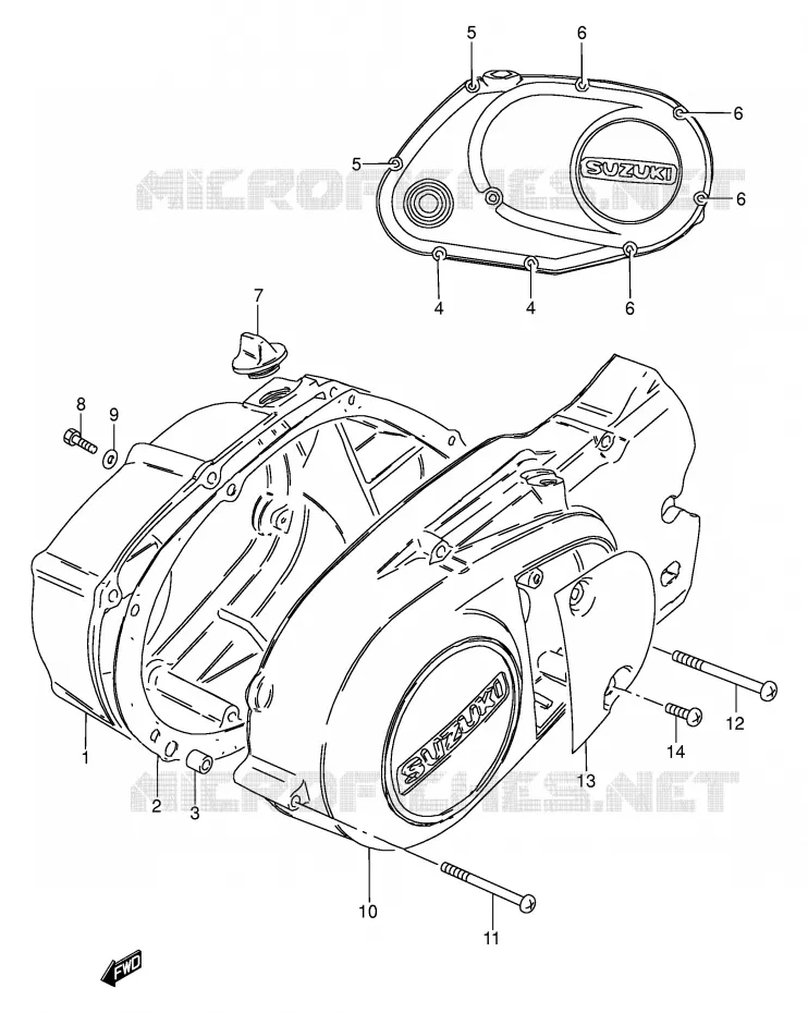CASING Suzuki MOTO 100 AP 1996  AX100T(E94)
