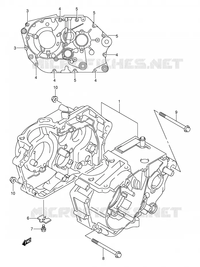 CASING Suzuki MOTO 125 DR-Z 2004  DR-Z125K4(E3/E28)