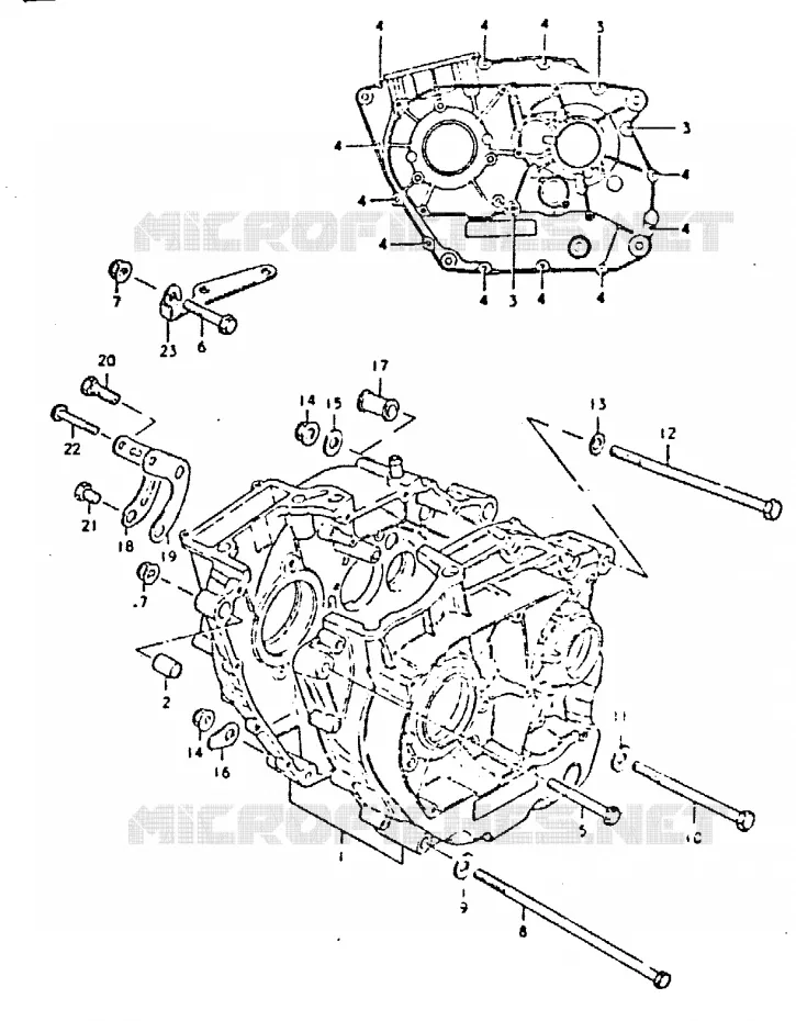 CASING Suzuki MOTO 400 DR 1980  DR400ST(T/X)