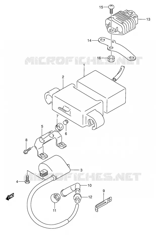 ELEKTRISCH Suzuki MOTO 350 DR 1995  DR350S(E1)