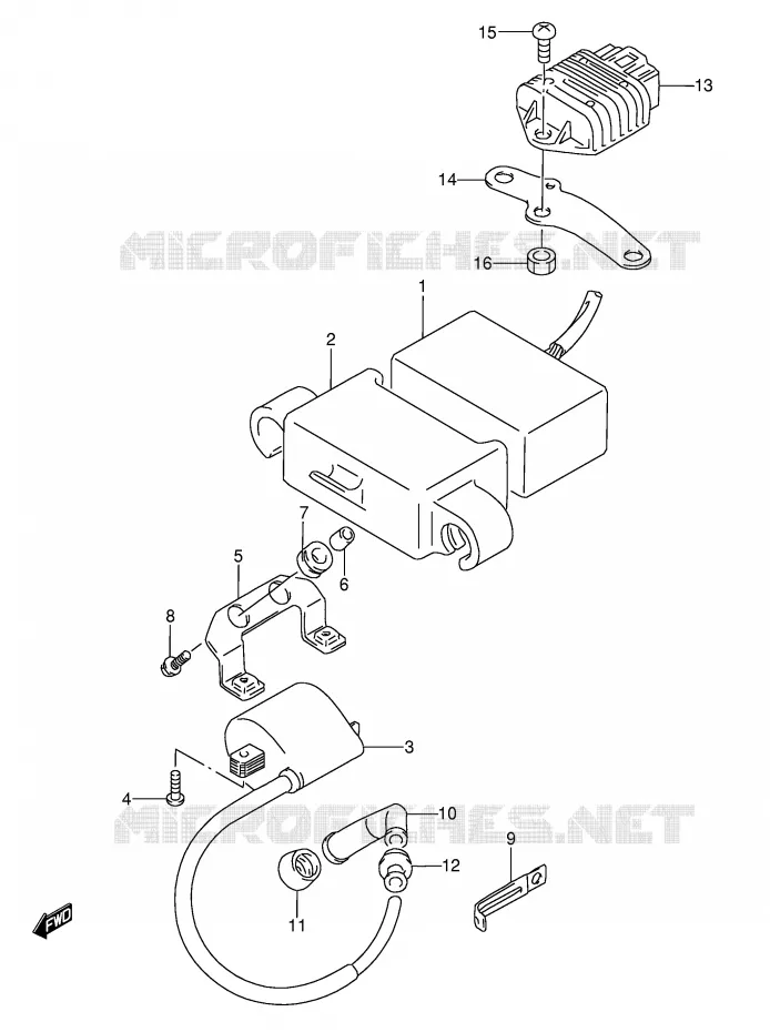 ELEKTRISCH Suzuki MOTO 350 DR 1995  DR350S(E3)