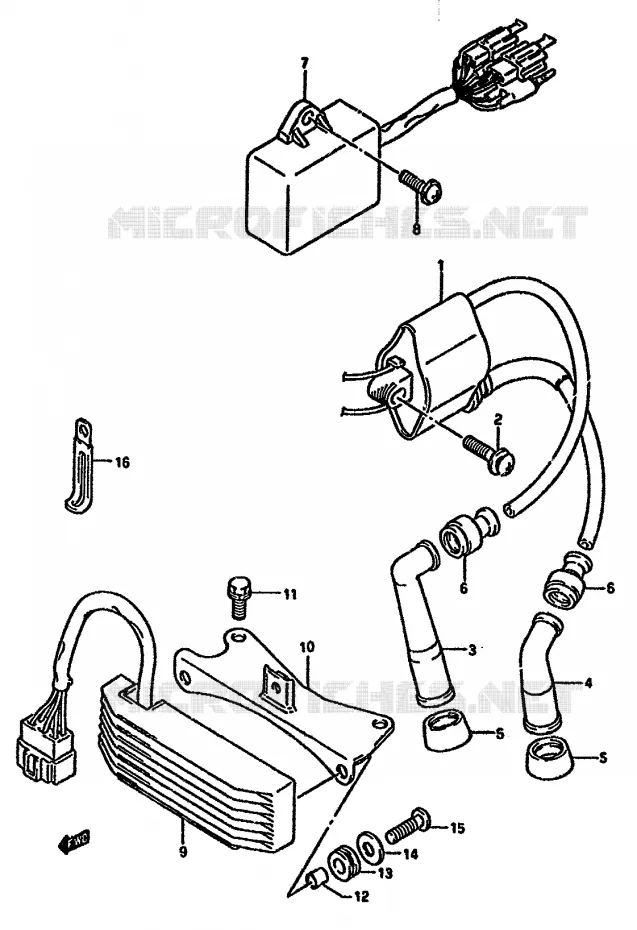 ELEKTRISCH Suzuki MOTO 650 DR 1992  DR650RUN(N/P/R)