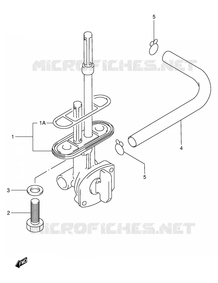 FUEL COCK Suzuki MOTO 125 DR 1997  DR125SEV(E4)