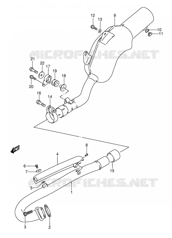 GELUIDDEMPER Suzuki MOTO 350 DR 1990  DR350L(E3)
