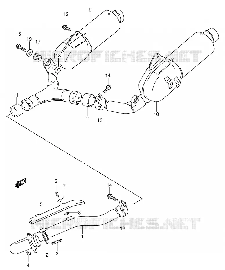 GELUIDDEMPER Suzuki MOTO 650 DR 1992  DR650RSEN(E4)