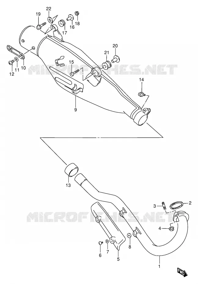 GELUIDDEMPER Suzuki MOTO 650 DR 1995  DR650REUS(E2)