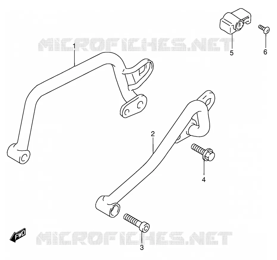 HANDGREEP - CARRIER (MODELE K4/K5 E24) Suzuki MOTO 650 DR 2004  DR650SEK4(E4)