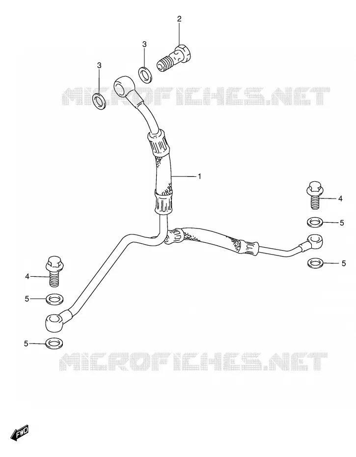 OLIE SLANG Suzuki MOTO 650 DR 1997  DR650SEUV(E4)