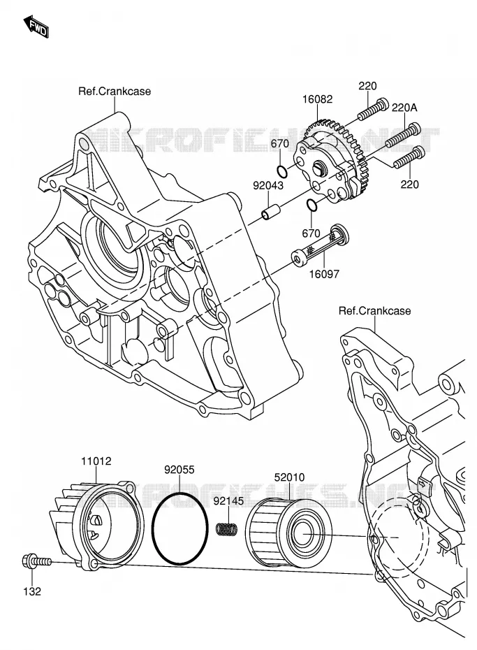 OLIEPOMP Suzuki MOTO 110 DR-Z 2005  DR-Z110K5(E21)