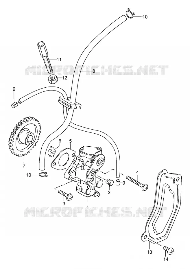 OLIEPOMP Suzuki MOTO 80 DS 1999  DS80X(E24)