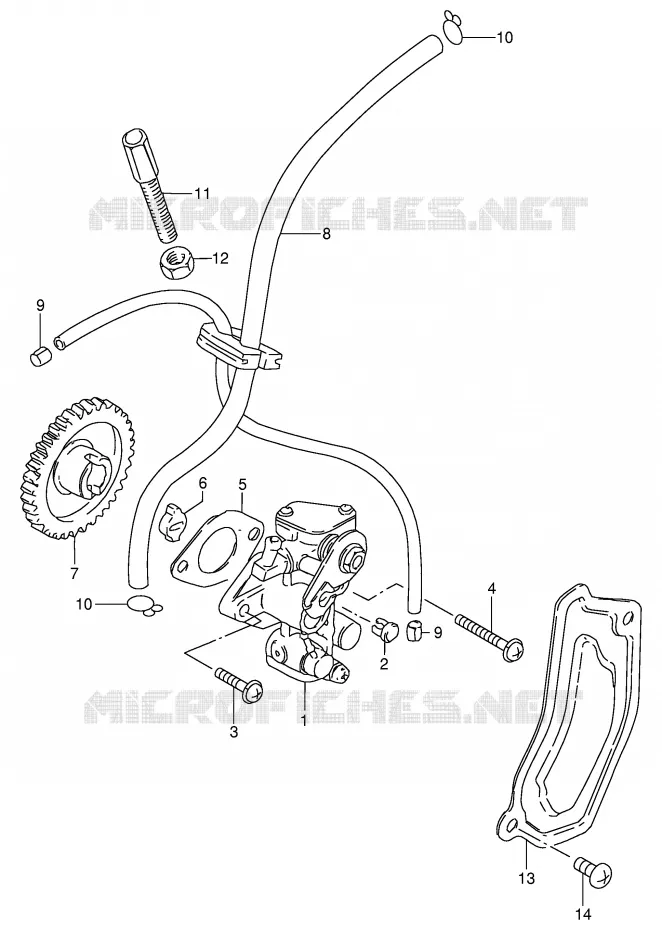 OLIEPOMP Suzuki MOTO 80 DS 2000  DS80Y(E3/E28)